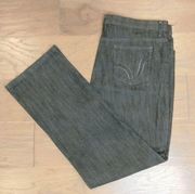 Ladies 18 Maria Black Indigo Denim Dark Wash Jeans