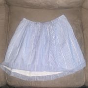 J.Crew cotton mini skirt.