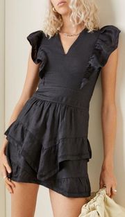 NEW Isabel Marant Etoile Audrey Dress Black 40 L