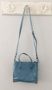 Botkier Light Blue Leather Crossbody Bag