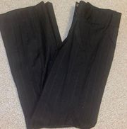 George Black Pinstripe Dress Pants 