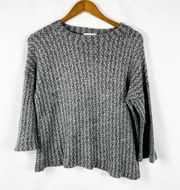 STEVIE HENDER Charcoal Gray Sweater in Medium