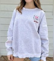 90s Heavy Weight LEE 66 Diner Gray Crewneck Sweater