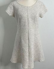 Maurice’s quilted patterned short sleeve mini dress.  Size Small.