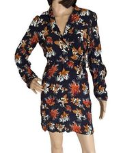 MNG by  floral dress womens size 4 spring summer