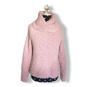 Pink Republic Womens Sweater Size XS Soft Fluffy Turtleneck Mauve Blossom NEW