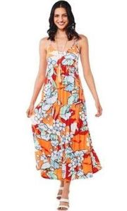 Emma & Michele Floral Tiered Dress S