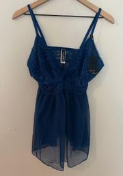 NWT - MIA Babydoll Blue Sexy Lingerie Honeymoon Bridal Boudoir