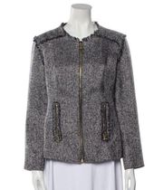 SAIL TO SABLE Navy Gold Boucle Jacket Sz S