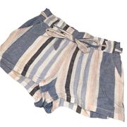 Angel Kiss Pastel Striped Shorts Women’s Size Large Comfortable Soft Casual Fit!