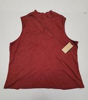 Halogen Womens Shirt 4x Sleeveless Round Neck NWT B8