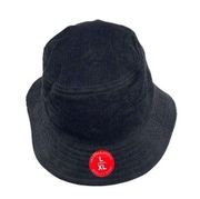 American Needle Inc Black Unisex Corduroy Bucket Hat Large-Extra Large