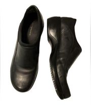 Easy spirit black slide on shoes size 10