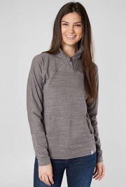 LIV Outdoor Gray Sunny Quarter Snap Pullover S