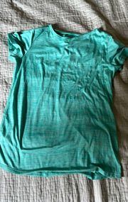 Teal Exercise Shirt 