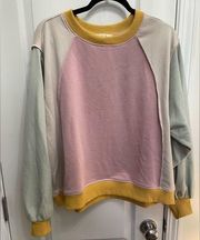 Colorblock pullover