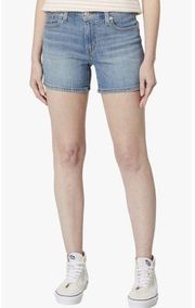 Levi’s  Women's Shorts 10 Mid Length Jean Denim Distressed Cuffed Shorts 10 W30