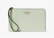 Kate Spade Medium Wristlet in Light Olive