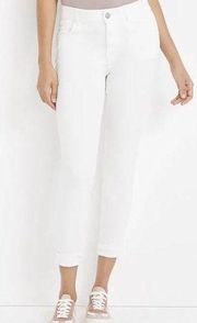 Maurice's M Jeans By  White High Rise Ankle Jegging Sise L. B17