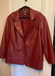 Red Leather Jacket