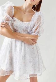 Francesca’s Floral Babydoll Dress