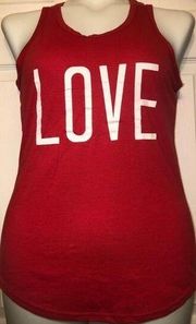 Bobbie Brooks Sz S Ladies’ Love Racer Back Tank Top NEW NWT