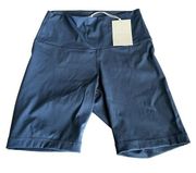 Everlane Perform Shorts Womens Medium Athletic 8 Inch Inseam Blue