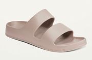 Double-Strap Slide Sandals for Women (Partially Plant-Based)