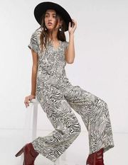 Capulet Riley Zebra Swirl Jumpsuit Women’s Small