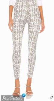 Commando Snakeprint Perfect Control Faux Leather Leggings