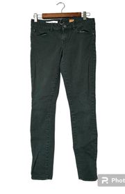 Anthropologie Pilcro and The Letter Press Green Skinny Jeans Size 25‎ C21