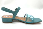 Journee Collection Sandals Womens 9 Green Dorthy Square Toe Sandal MSRP $79 NEW