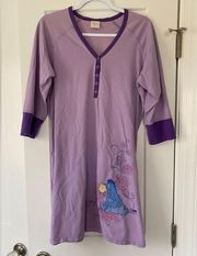 Disney Winnie The Pooh Eeyore Nightshirt Medium sleeping bed bedroom comfy sleep