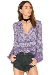 Spell & The Gypsy Kombi Blouse in Lavender XS