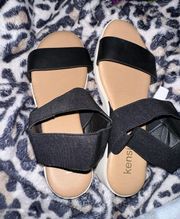 Black Strapped Sandals