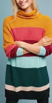 Farm Rio Oversized Striped Sweater