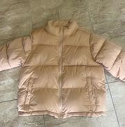 Beige puffer jacket