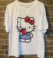 Hello Kitty tshirt nwt XXL crop