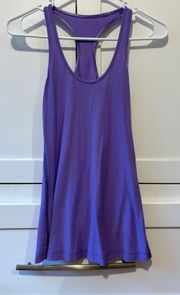 Purple Racerback Tank