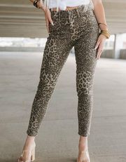 Dear John Gisele High Waisted Skinny in Snow Leopard Pattern *see pic of…