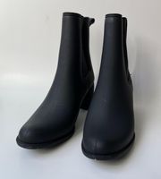 JC Play Matte Black Rubber Heeled 'Hurricane' Boots