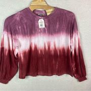 New With Tags Wonderly Sz M Long Sleeve "Here comes the sun Blouse Long Sleeve‎