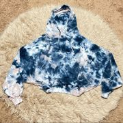 Young fabulous and broke tie dye snap hoodie m/l