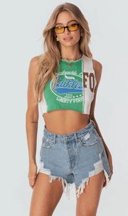 Graphic Crop Top