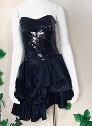 Alfred Angelo Vintage 1980’s 80’s Sequin Prom