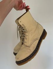 Dr. Martens Yellow Combat boots