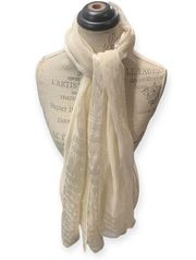 Laura Biagiotti Women’s Silk Scarf, Off White