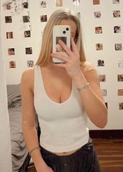 WallFlower White Tank Top