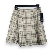 Bagatelle Collection Pleated Tartan Schoolgirl Skirt NWT