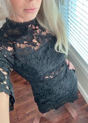 Lace Black Dress